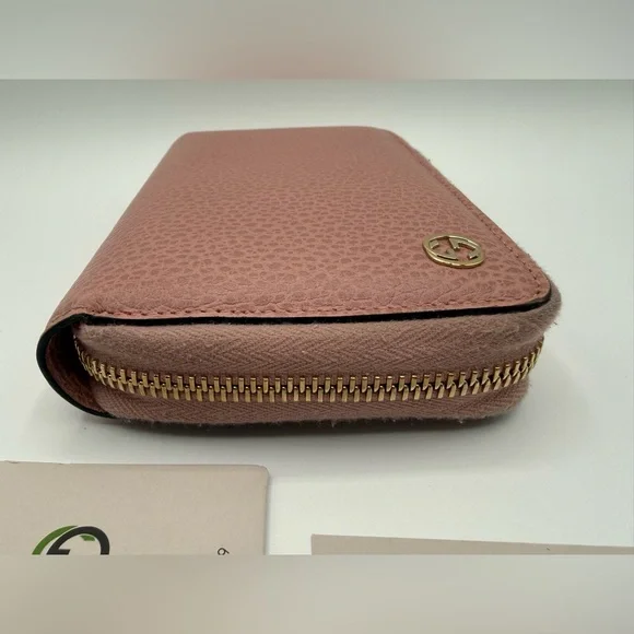 Gucci Interlocking G zip-around wallet - light pink leather + FREE COA! - Picture 9 of 10